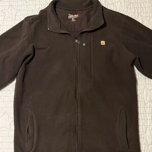 Quiksilver Men's Dark Brown Zip Up Sweater